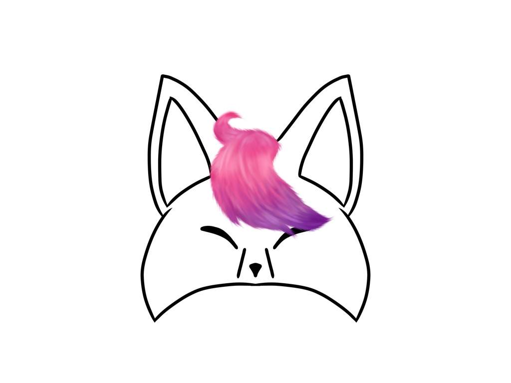 1024x768 Ombre Hairfur Drawing Tutorial