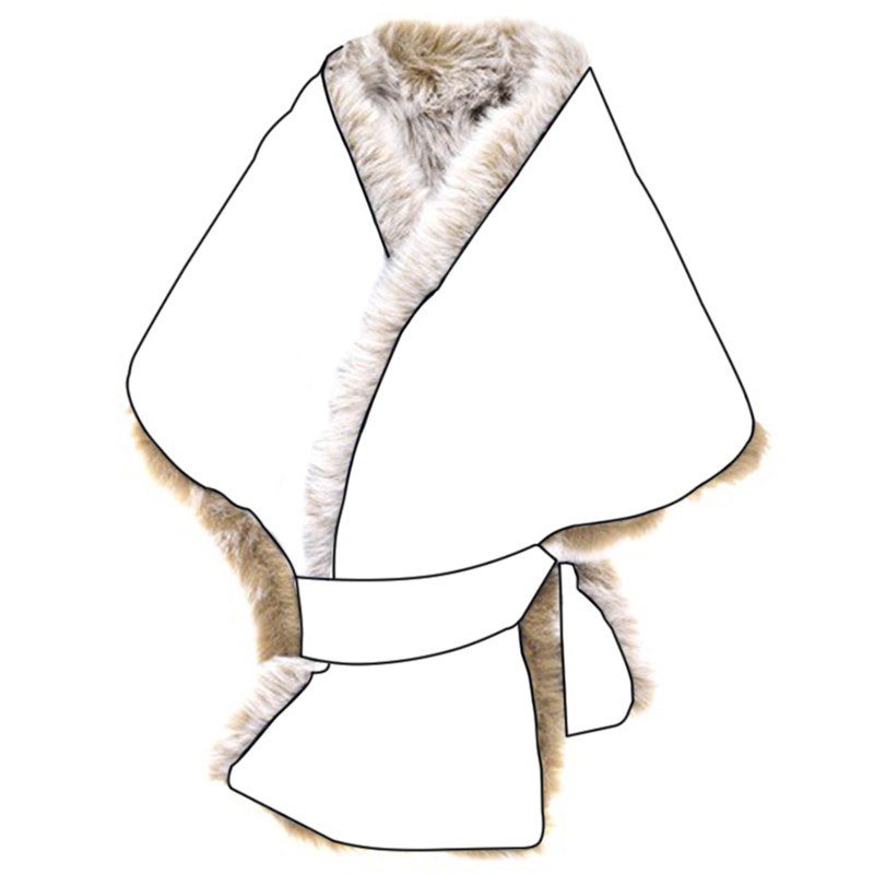 800x800 Tartan And Faux Fur Scarf Up To Tartans Scotlandshop