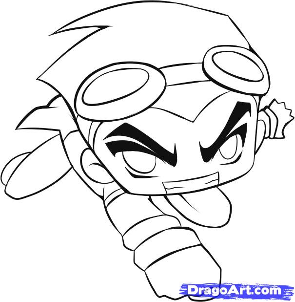 605x618 Step How To Draw Chibi Generator Rex