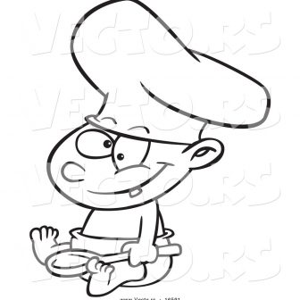 336x336 Drawing A Chef Hat Pic Simple Online Pencil Cartoon Carmi Chaelinn