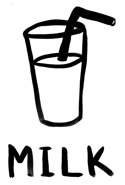 500x739 Glass Of Milk Drawing