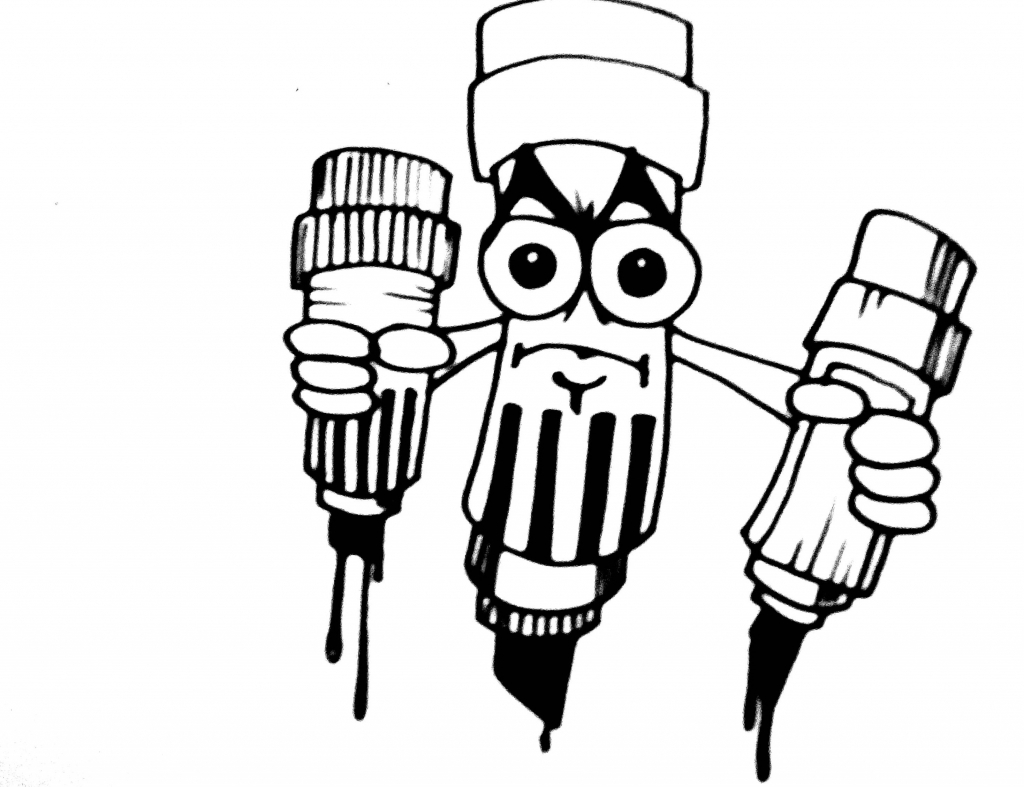 1024x787 Cartoon Graffiti Characters