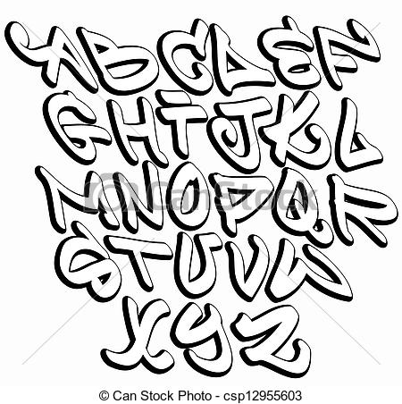 450x452 Graffiti Letters Clipart Collection