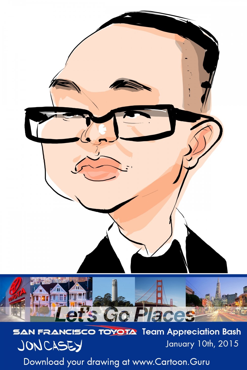 1000x1500 January My Year Drawing For San Francisco Toyota