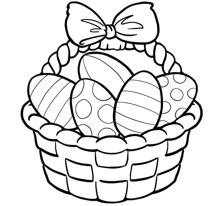 773x716 Easter Egg Drawings Happy Vintage Frame Hand Drawn Template