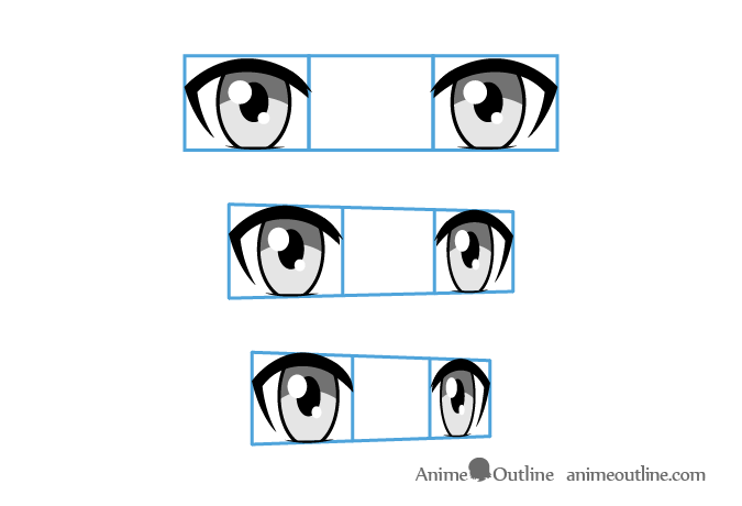 675x460 how to draw anime eyes from different angles