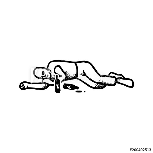 500x500 Etched Illustration Engraved Sticker Dark Humor Jokes