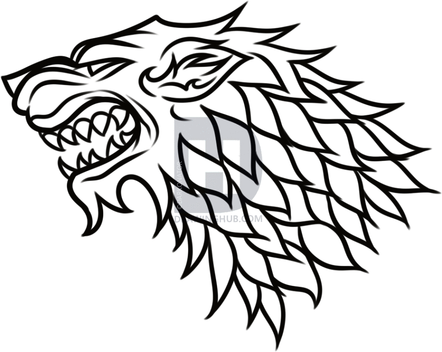 904x720 how to draw game of thrones, step