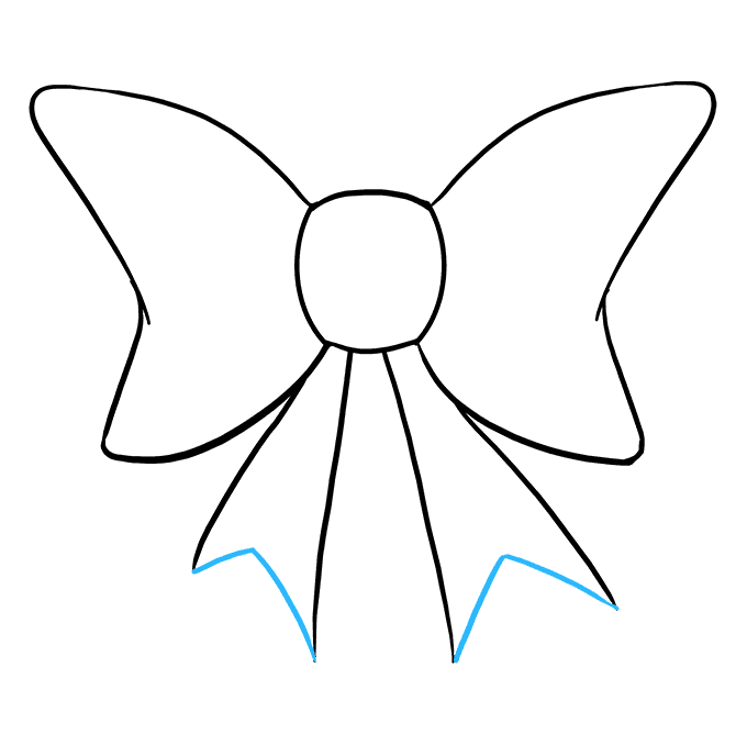 680x678 How To Draw A Bow Tie