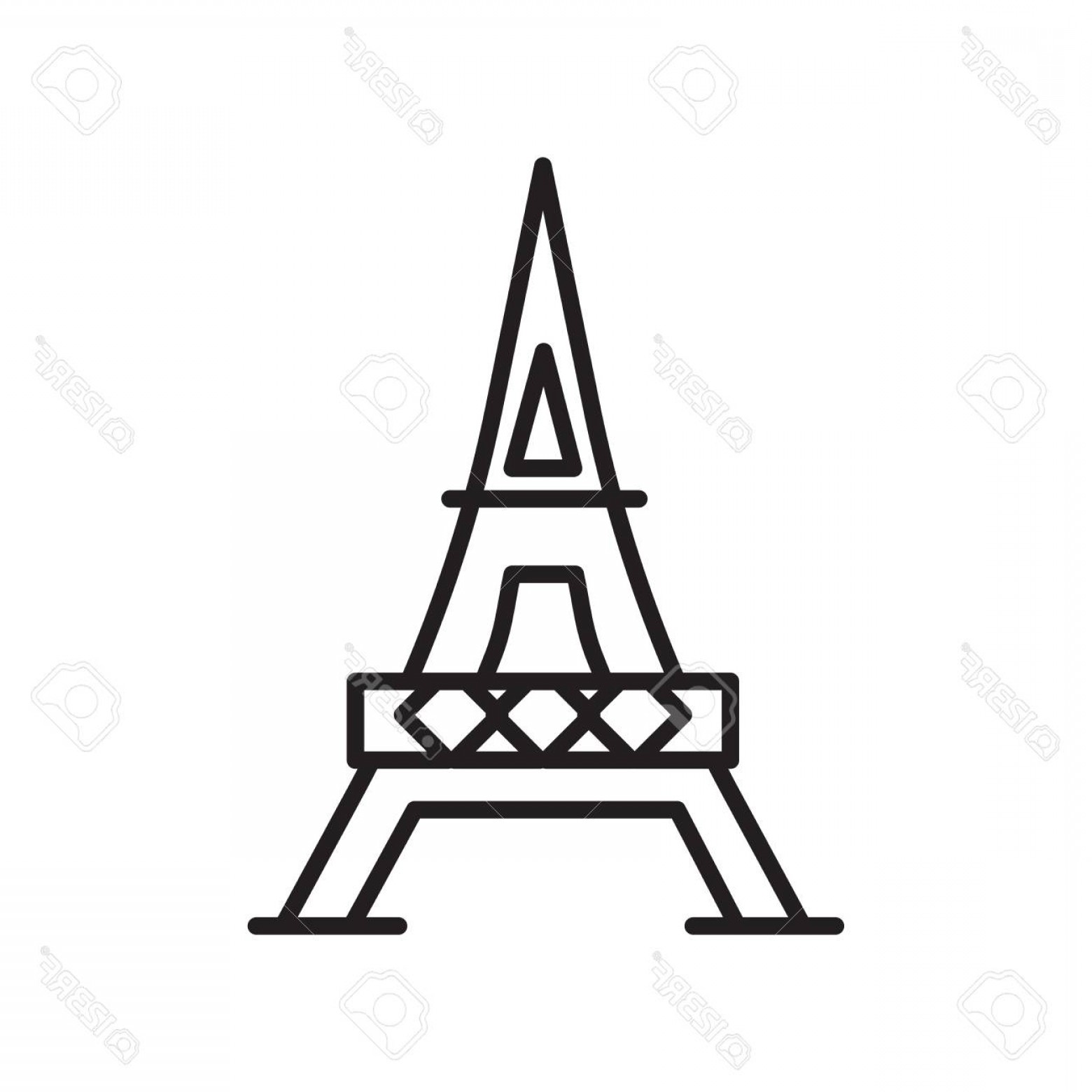 1560x1560 Cell Phone Tower Vector Image Of Outline Drawing Sohadacouri