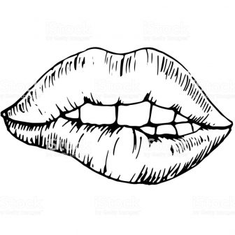 336x336 Lip Drawing Techniques Color Reference Of Biting Boy Tutorial