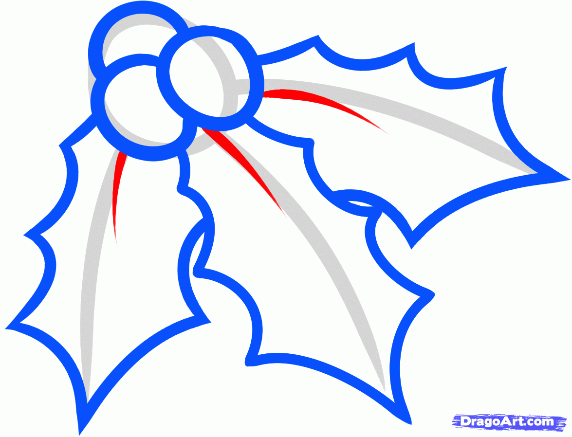 1175x898 Appealing How To Draw Holly Step