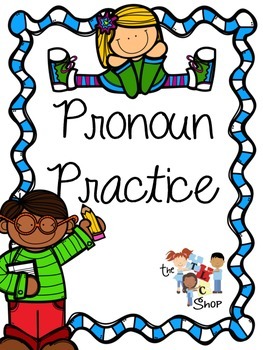 263x350 Pronoun Practice Sentence Strips