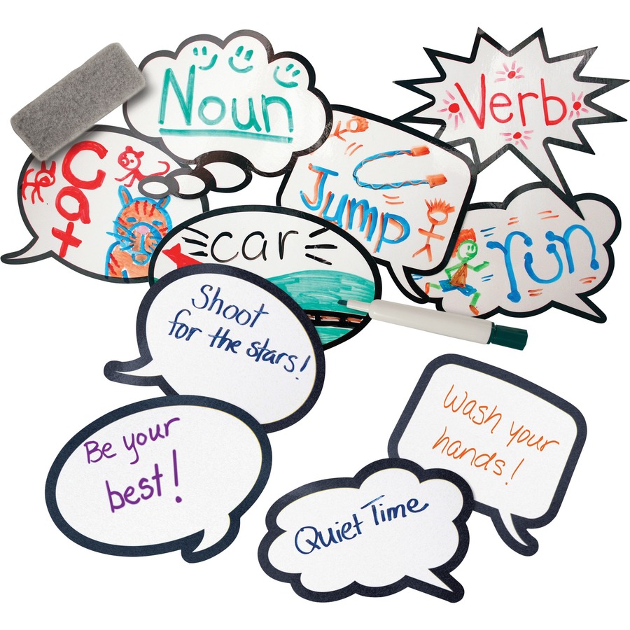 900x900 Roylco Laminated Speech Bubbles