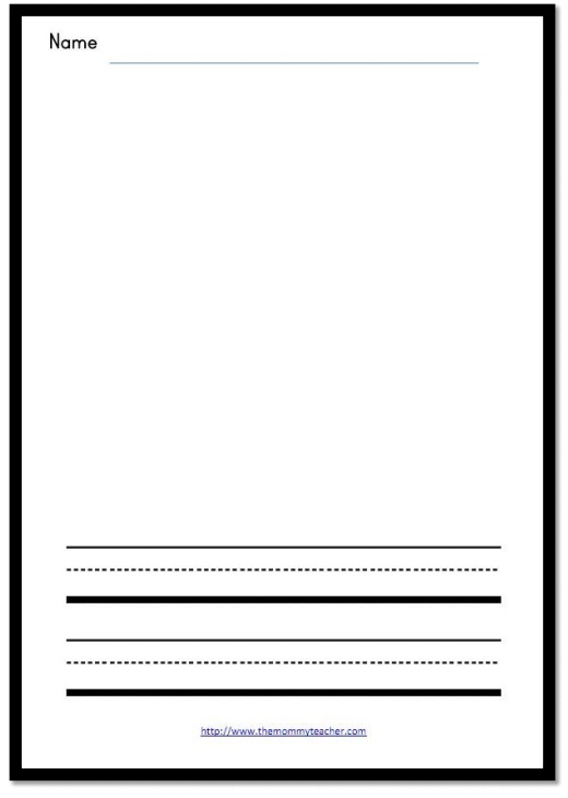 520x730 Drawing And Writing Printable The Mommy Teacher