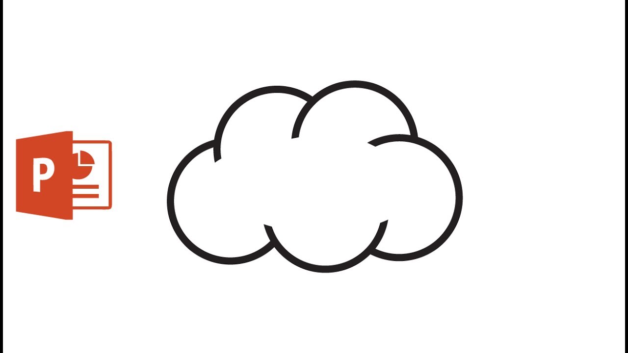 1280x720 Draw A Cloud Icon In Microsoft Powerpoint
