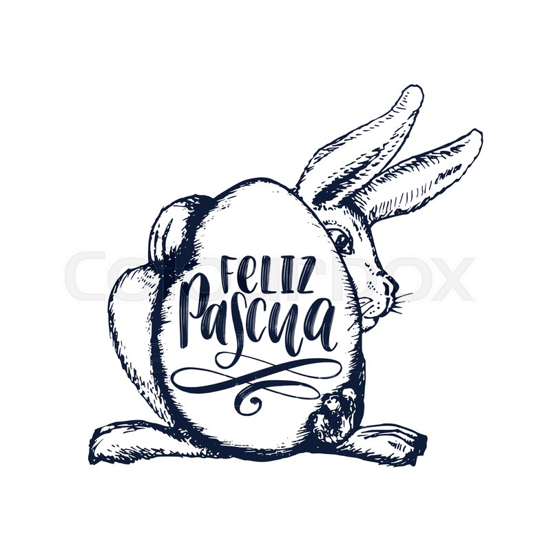 800x800 feliz pascua translated from spanish stock vector colourbox