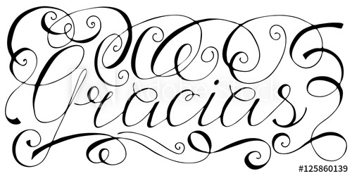 500x250 Spanish Word Thank You