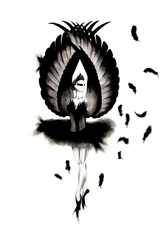 560x801 this interpretation of the black swan persona has inspired me