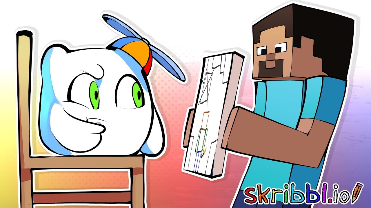 1280x720 skribbl io but i can't stop drawing minecraft things