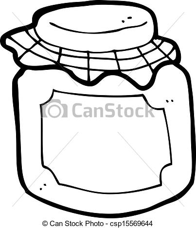 403x470 Cartoon Jam Jar