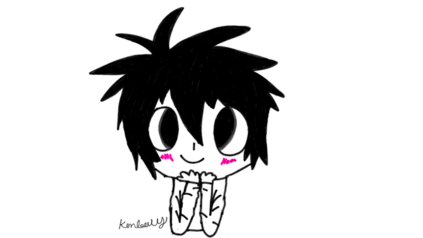 861x484 L From Death Note I'm In Love With This Drawing Soo Cute Please