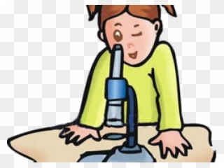 320x240 Microscope Clipart Responsible Girl