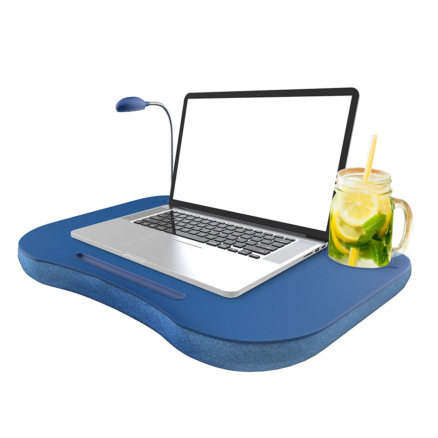 1500x1500 laptop lap desk, portable with foam filled fleece