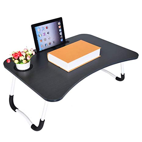 466x466 Micozy Folding Laptop Table Stand For Bed, Portable