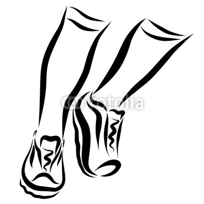 400x400 Legs Of A Running Man In Sports Shoes Buy Photos Ap Images