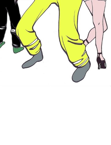 462x600 Dance Shoes Drawings