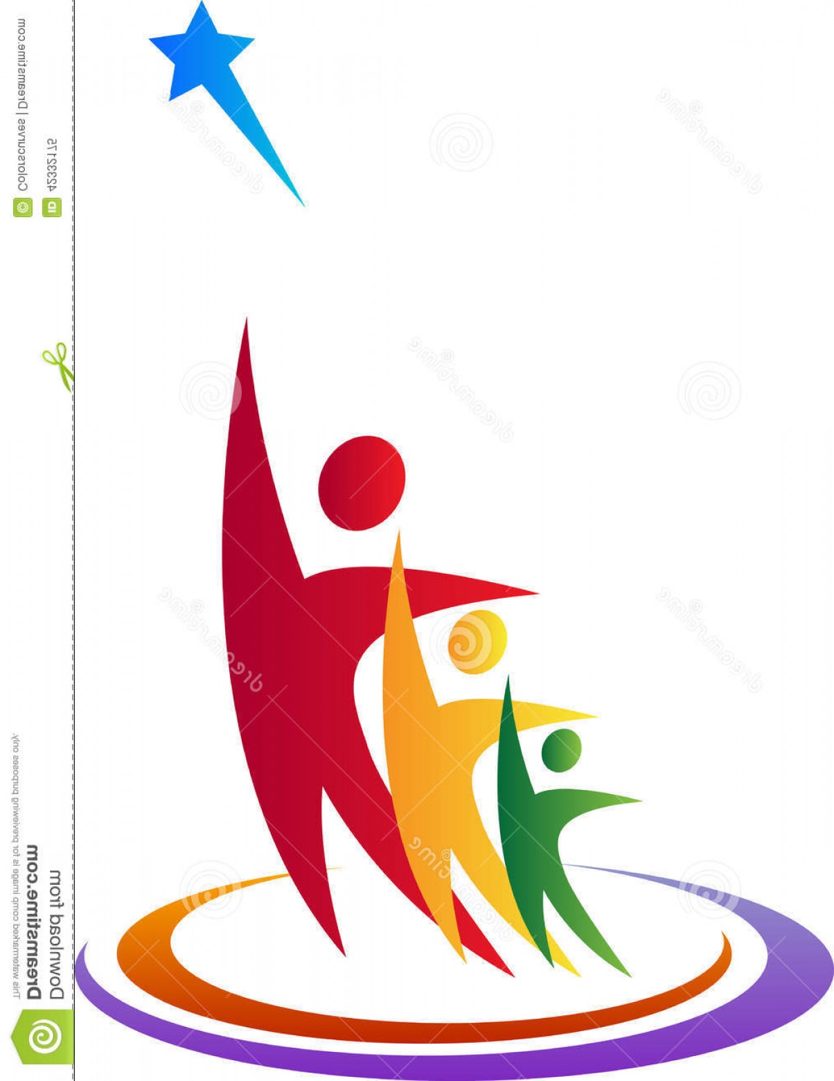 1204x1560 Stock Illustration People Star Vector Drawing Represents Design