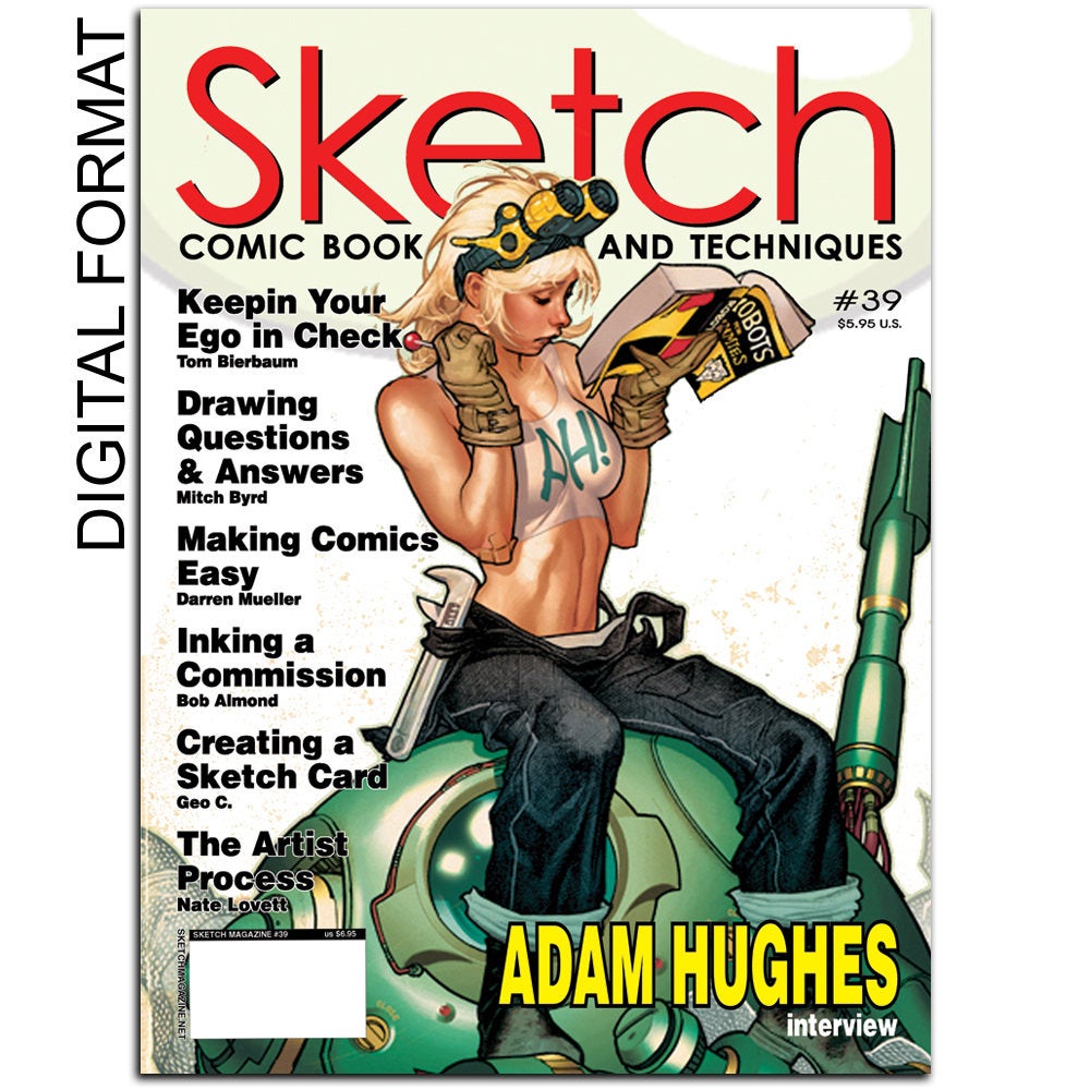 1000x1000 sketch magazine how to create comic book magazine digital etsy