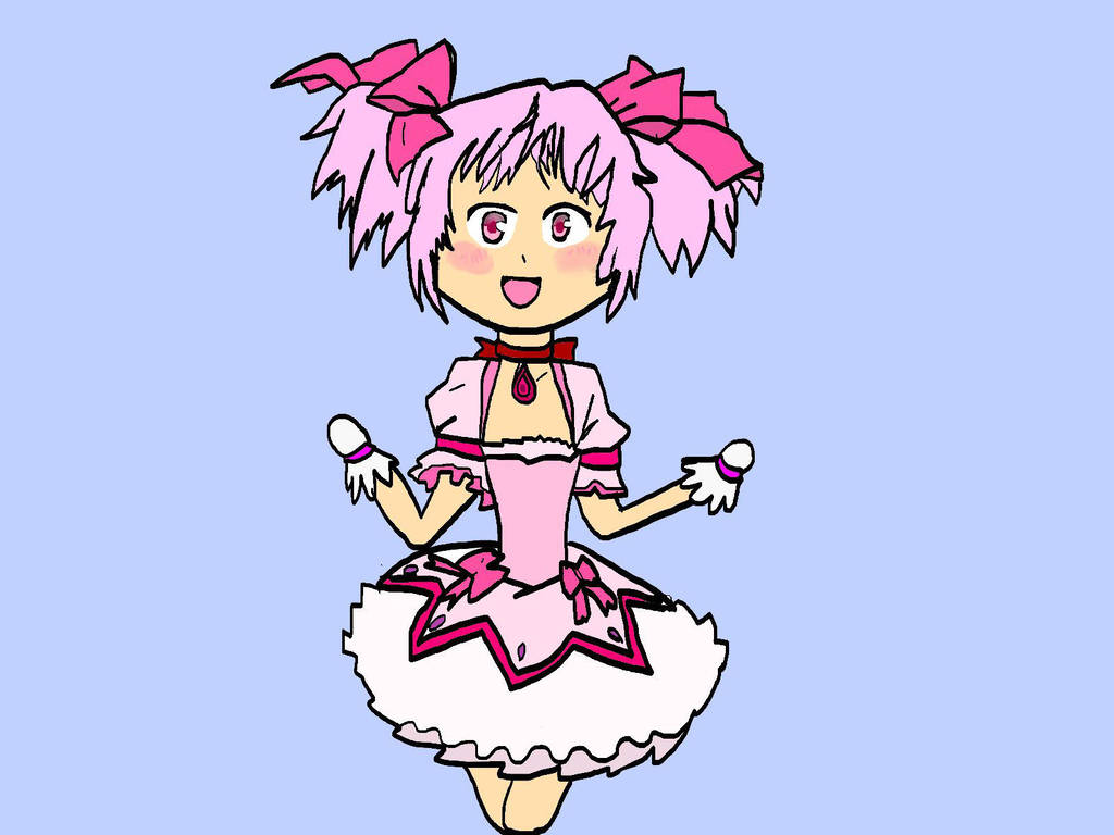 1024x768 Magic Girl Drawing