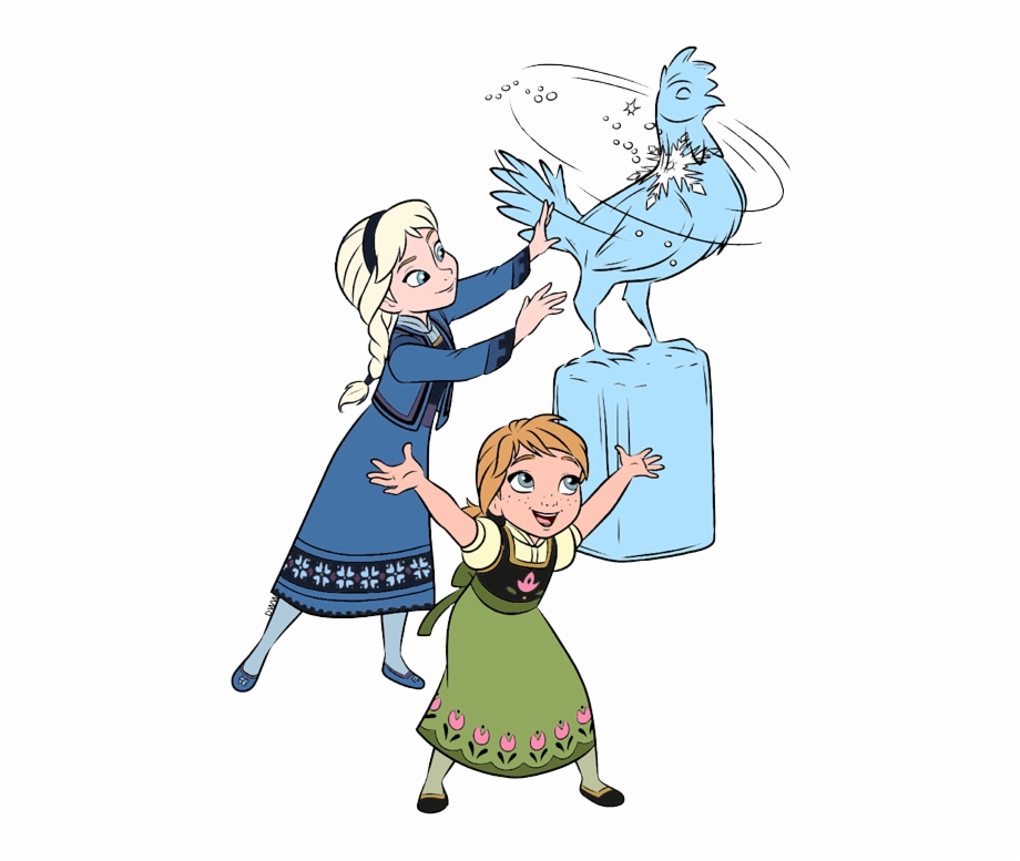 920x777 Young Anna, Elsa Magic Ice Scuplture