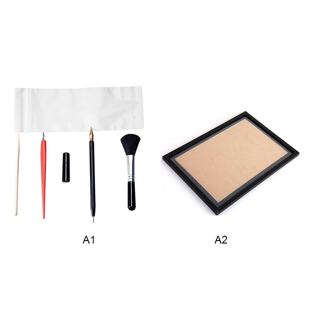 1000x1000 New Decorative Painting Frame Scratch Scraping Painting Frame