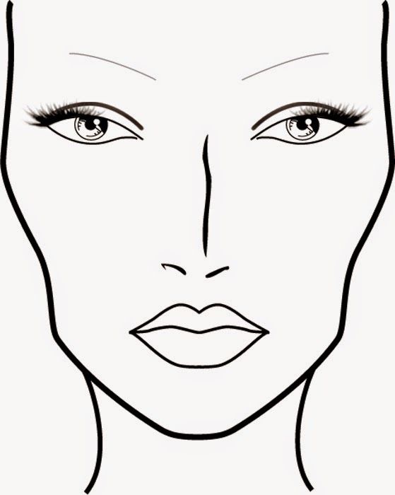 559x700 Bonita Croqui X Face Chart Art Therapy