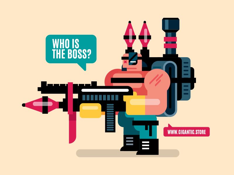 800x600 Game Art, Character Design Illustration In Flat Design