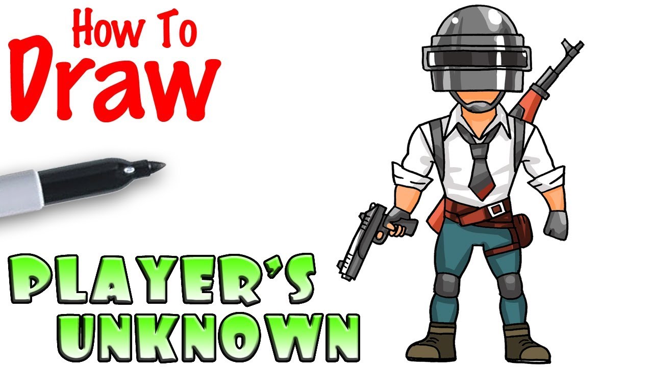 1280x720 How To Draw Player's Unknown Battleground Character