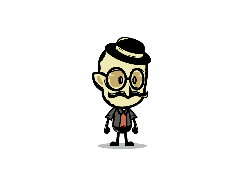 800x600 Old Man Game Character