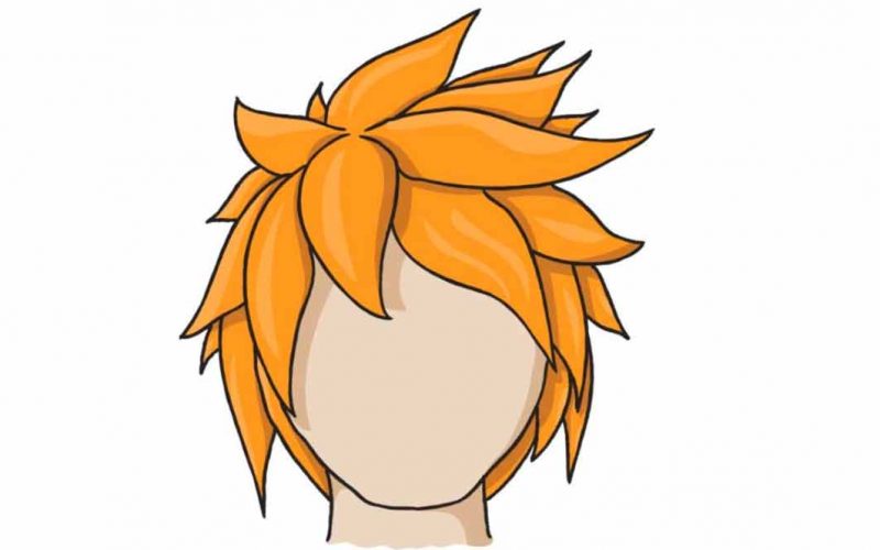 800x500 How To Draw Anime Hair Manga Hair