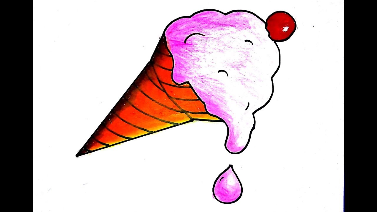 1280x720 How To Draw Ice Cream Step