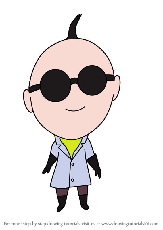 567x800 Learn How To Draw Chibi Dr Nefario From Despicable Me