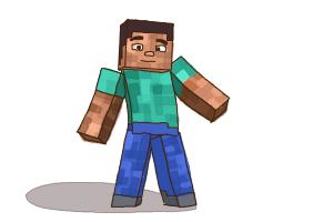 300x200 How To Draw Minecraft Characters