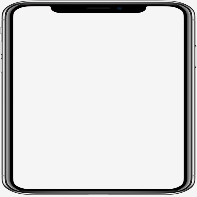 640x640 Iphone X Mockup, Prototype, Drawing, Mobile Png Clipart Image