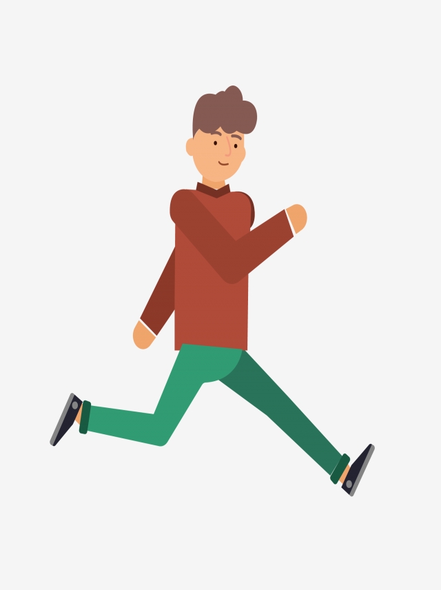 640x856 Boy Running Hand Drawing Run,cartoon Hand Drawn,fitness,motion