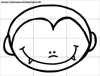 350x267 Multiplication Activity Grid Drawing Math Halloween Edition Tpt