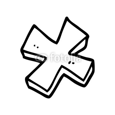 400x400 Line Drawing Cartoon Multiplication Symbol Buy Photos Ap