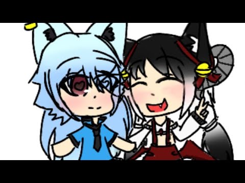 480x360 drawing myself and my friend raven chan