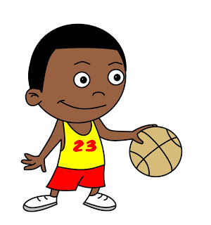 300x320 How To Draw Cartoons Basketball Player